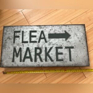 Farmhouse Flea Market Metal Wall Hanging